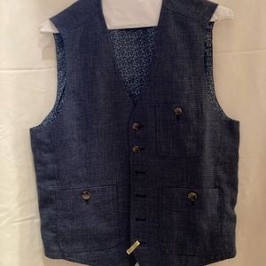 Men’s Blue Dress Vest